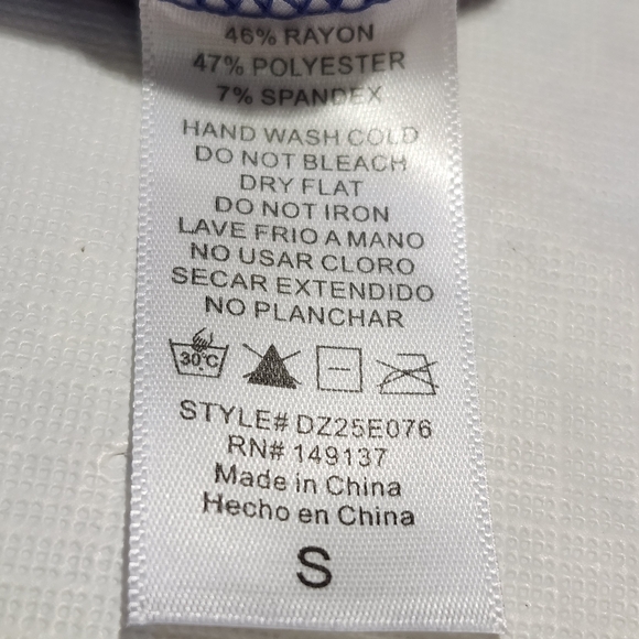 Double Zero Size Small Royal Blue Romper - Picture 7 of 7